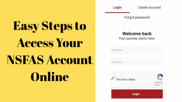 NSFAS Login 2025